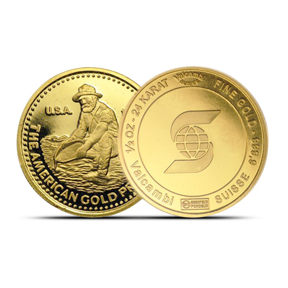 1/2 oz Gold Round (Varied Condition, Any Mint) Random Brand