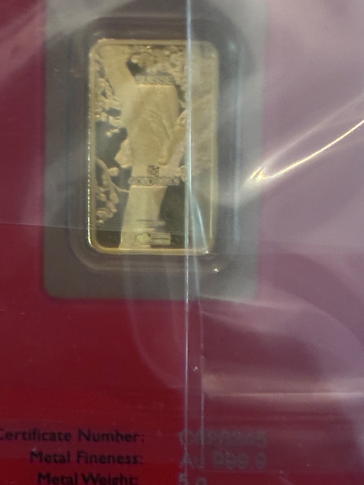 PAMP Suisse 5 gram Gold Bar – Lunar Tiger 2022 – ASSAY CoA Card – Factory Sealed