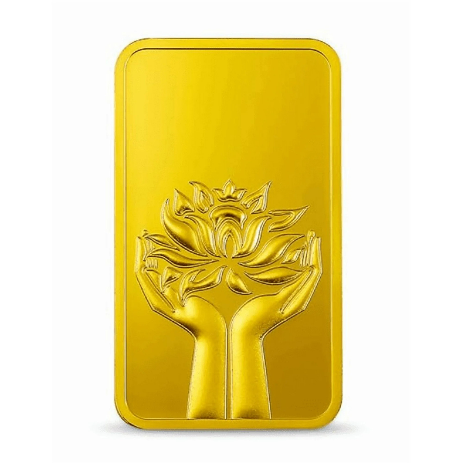 Pamp MMTC Lotus 10 Gram Gold Bar – Large Card Assay
