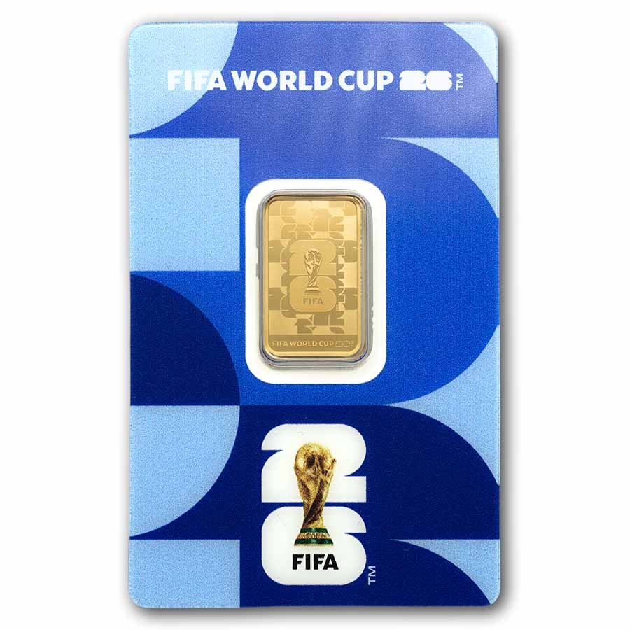 5 gram Gold Bar – PAMP FIFA 2026 World Cup (w/ Assay & Sleeve)-Pre-Sale