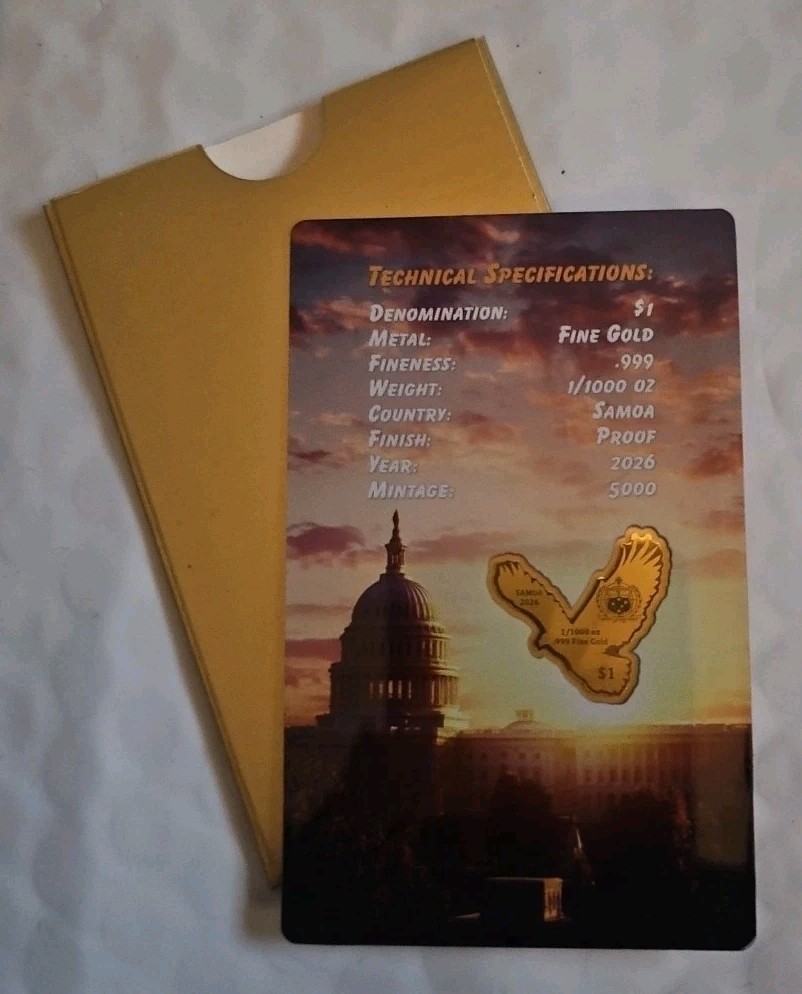 American Bold Eagle 1/1000 Gold