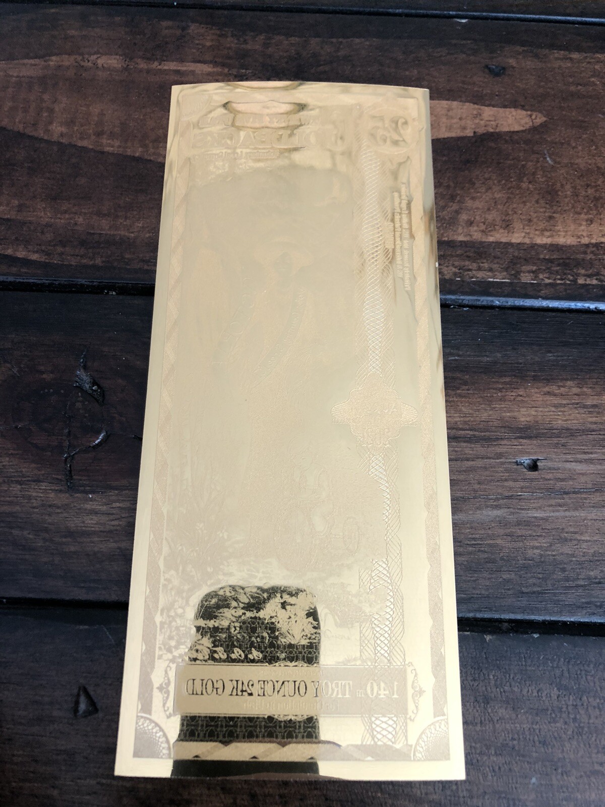$25 Utah Goldback -24K Gold Foil Note! -1/40 OZ 24K GOLD!!-