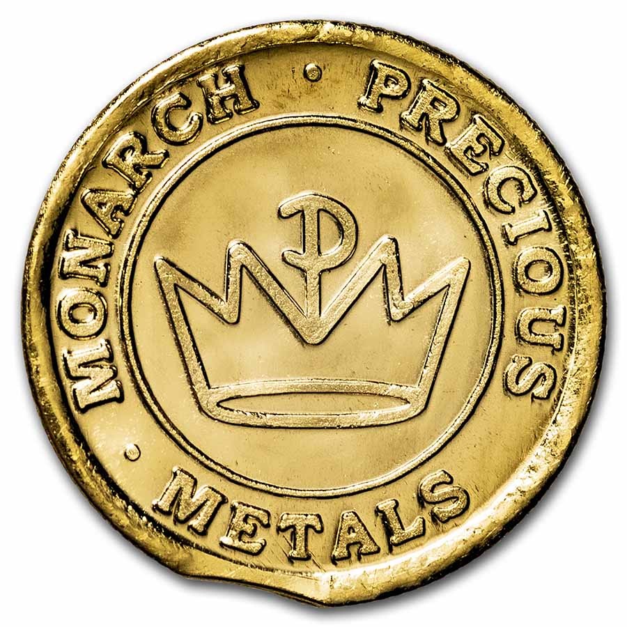 1/4 gram Gold Round – Horseshoe