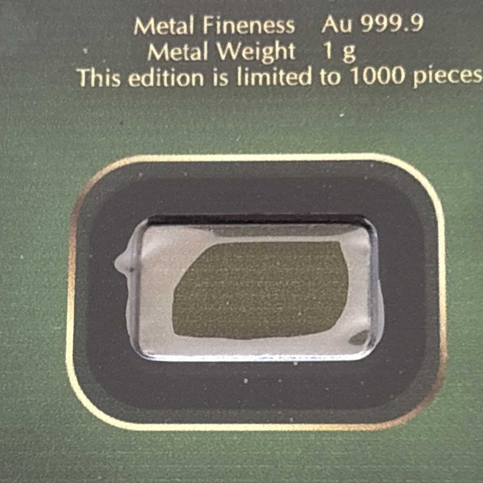 HAPPY ST. PATRICK’S DAY 1 g Gold Bar
