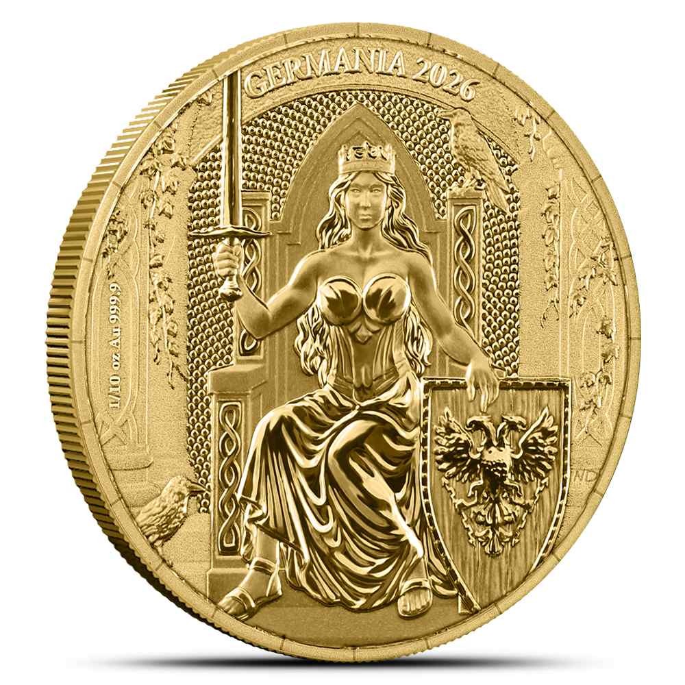 2026 1/10 oz Germania Gold Round (New, In Assay)