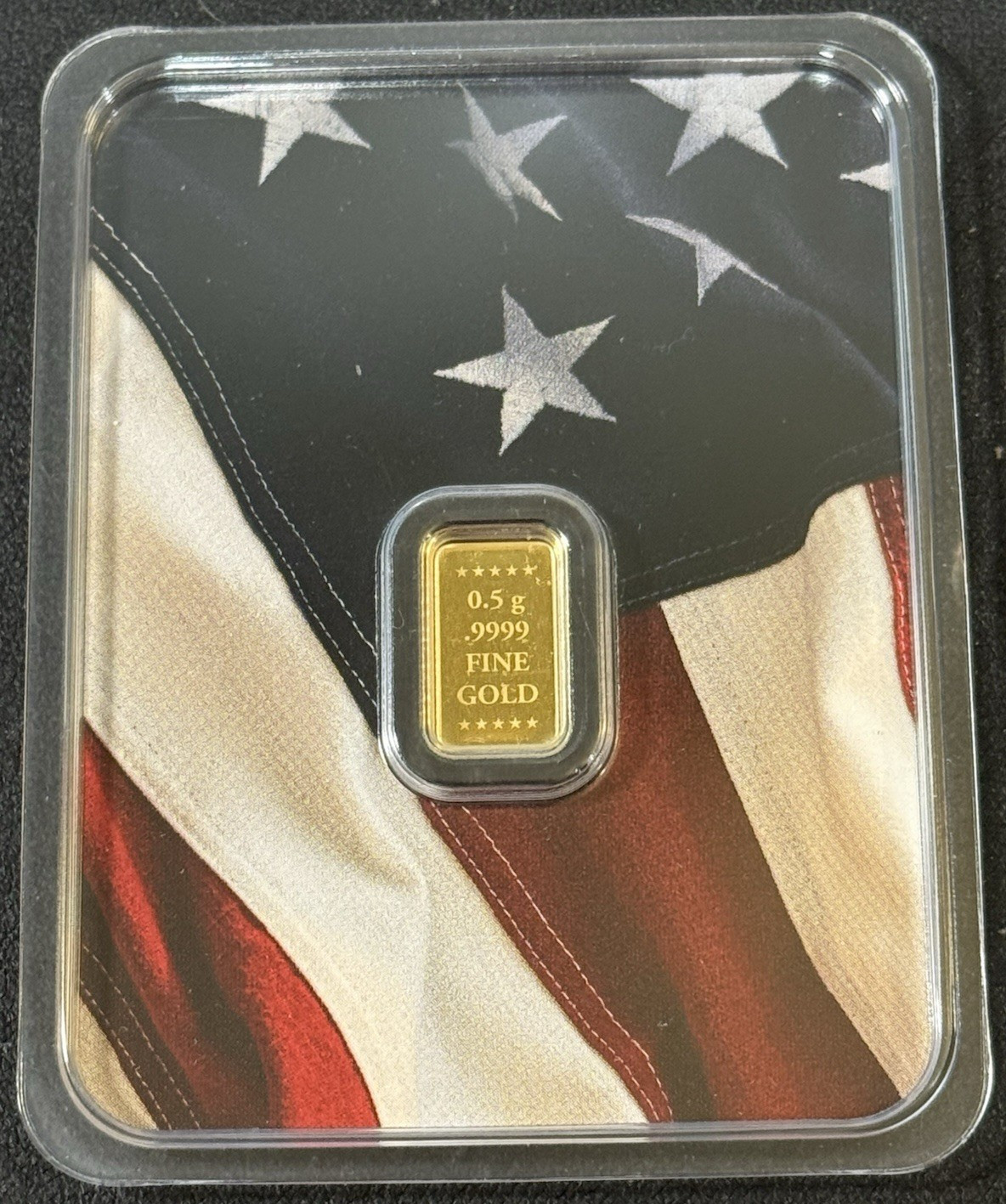 0.5 Gram .9999 Fine Gold USA 45th & 47th President Trump 2 Term MAGA in Assay!!