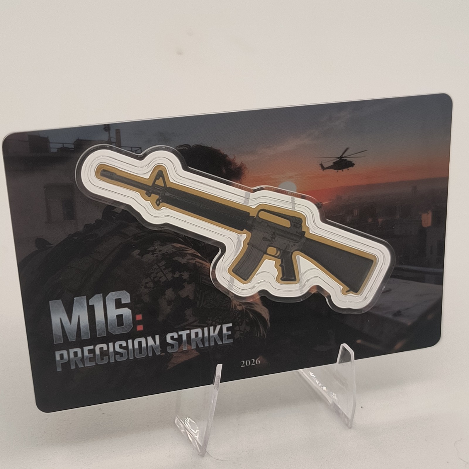 2026 M16-Shaped .9999 Gold Bar 1/1000 oz