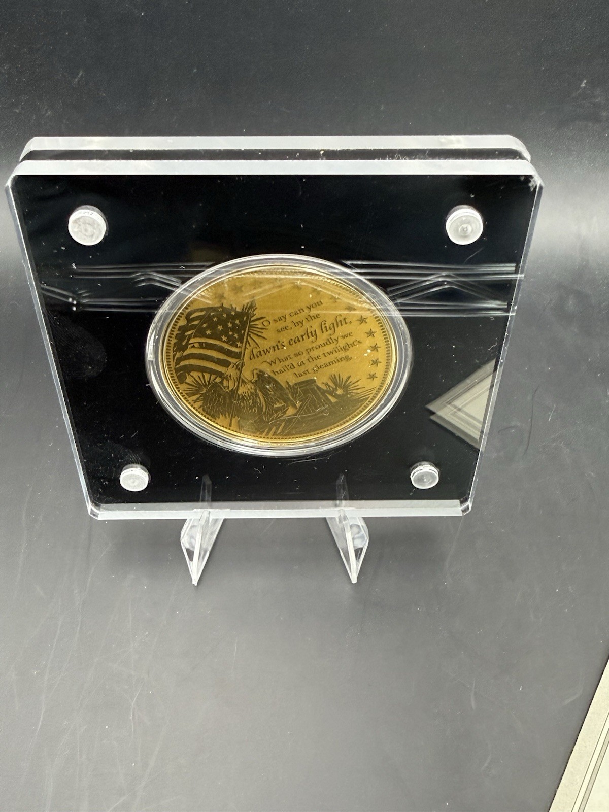 Our National Anthem 1/200th oz .999 Gold 2024 Coin – Free Shipping