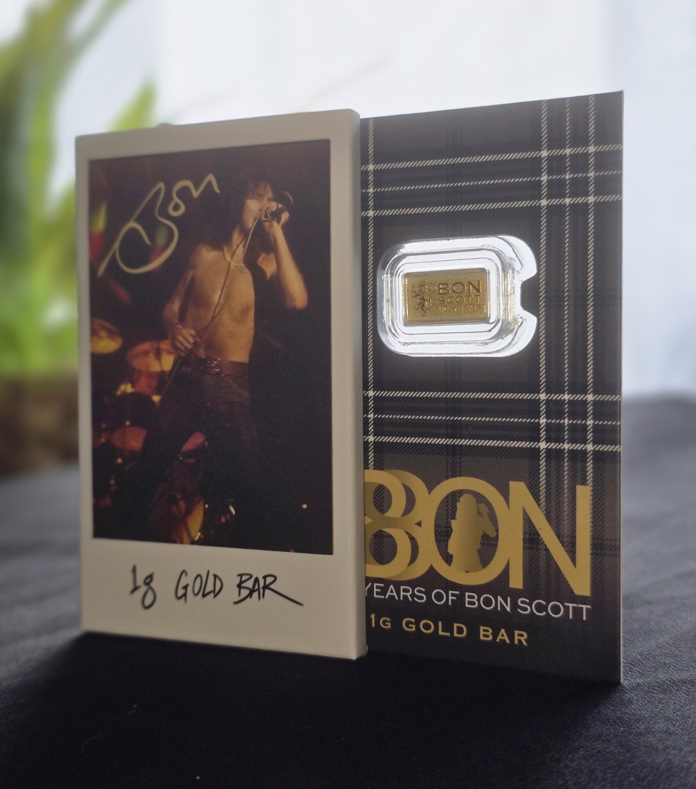 2026 Perth Mint Bon Scott 1g Gold Bar