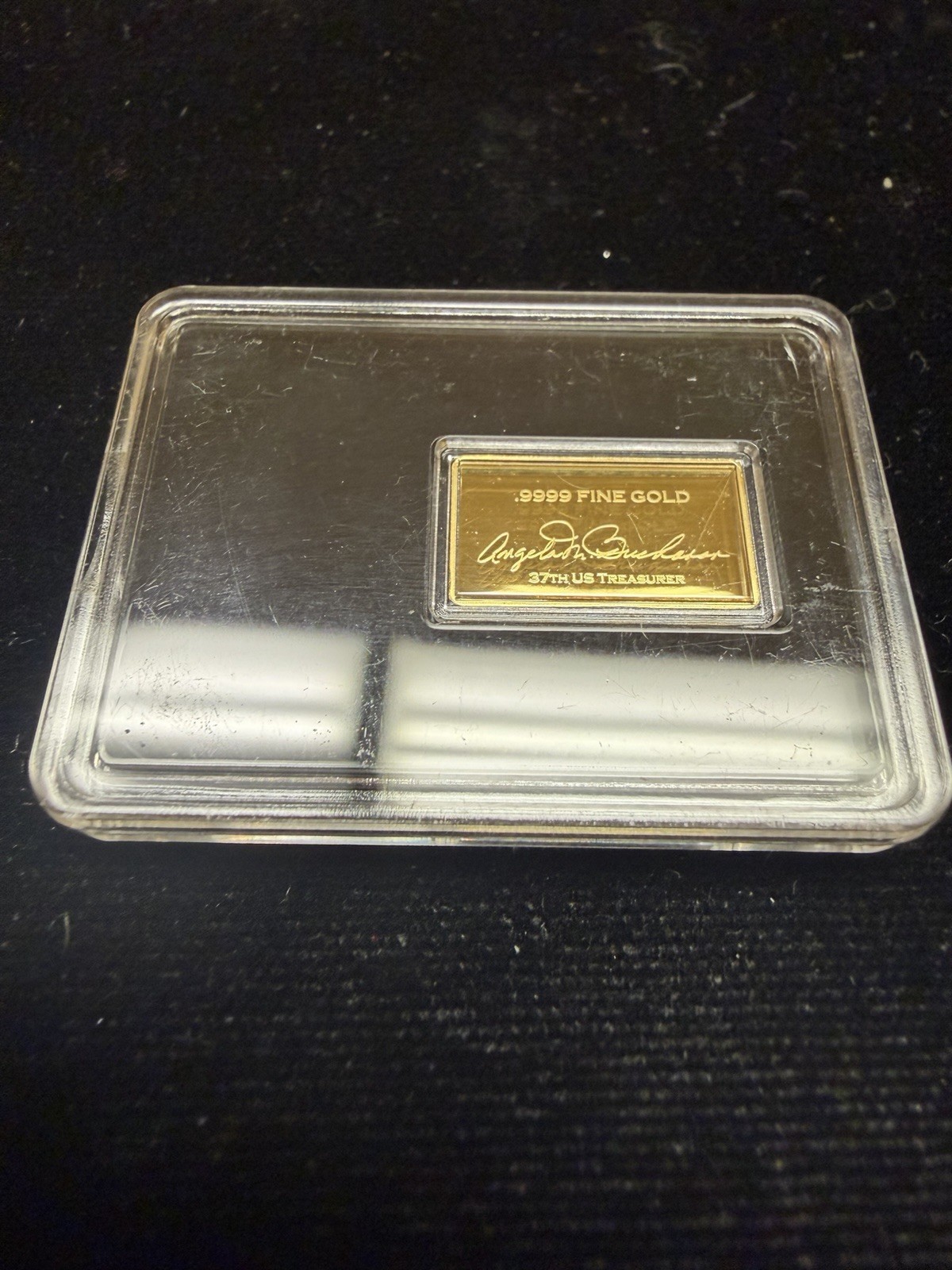 Double Eagle .9999 Pure Gold Bar Proof Collectible Bullion 1/100 Oz (.3 Grams)