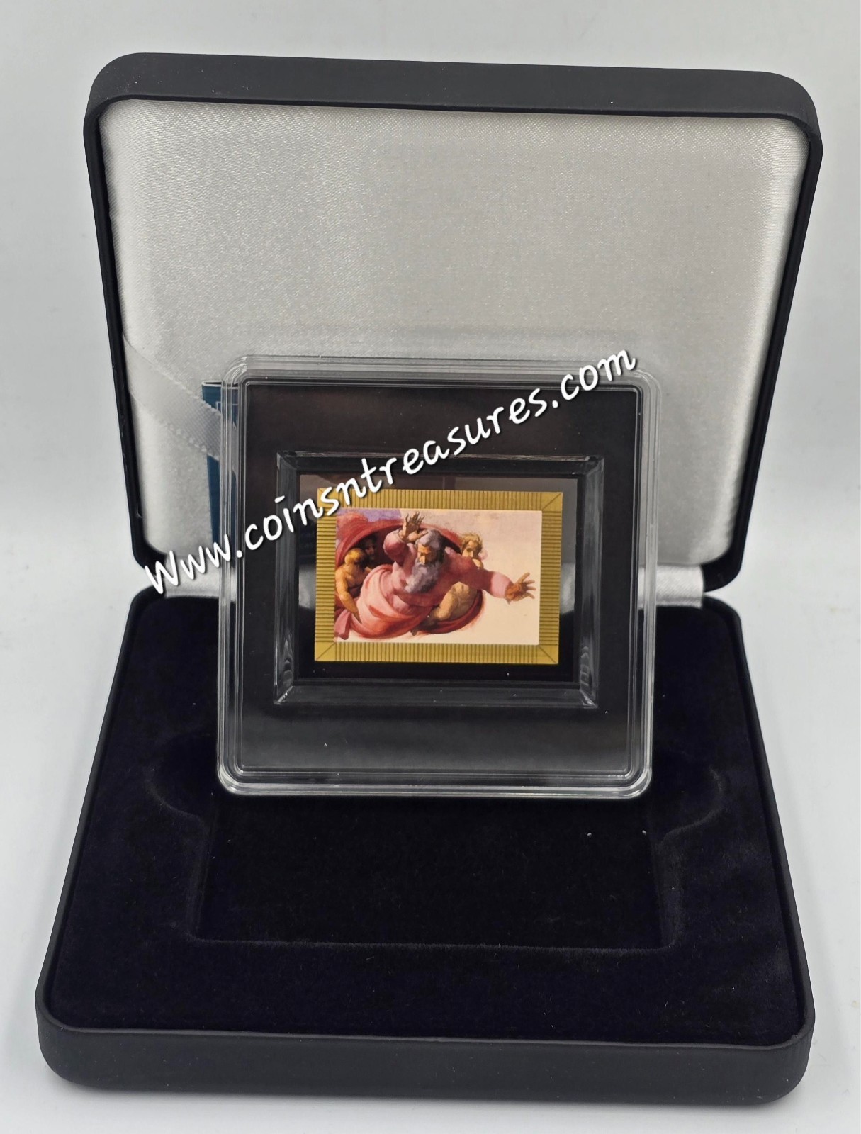 Michelangelo Separation of land from sea 1/200 Oz Gold .999 coin