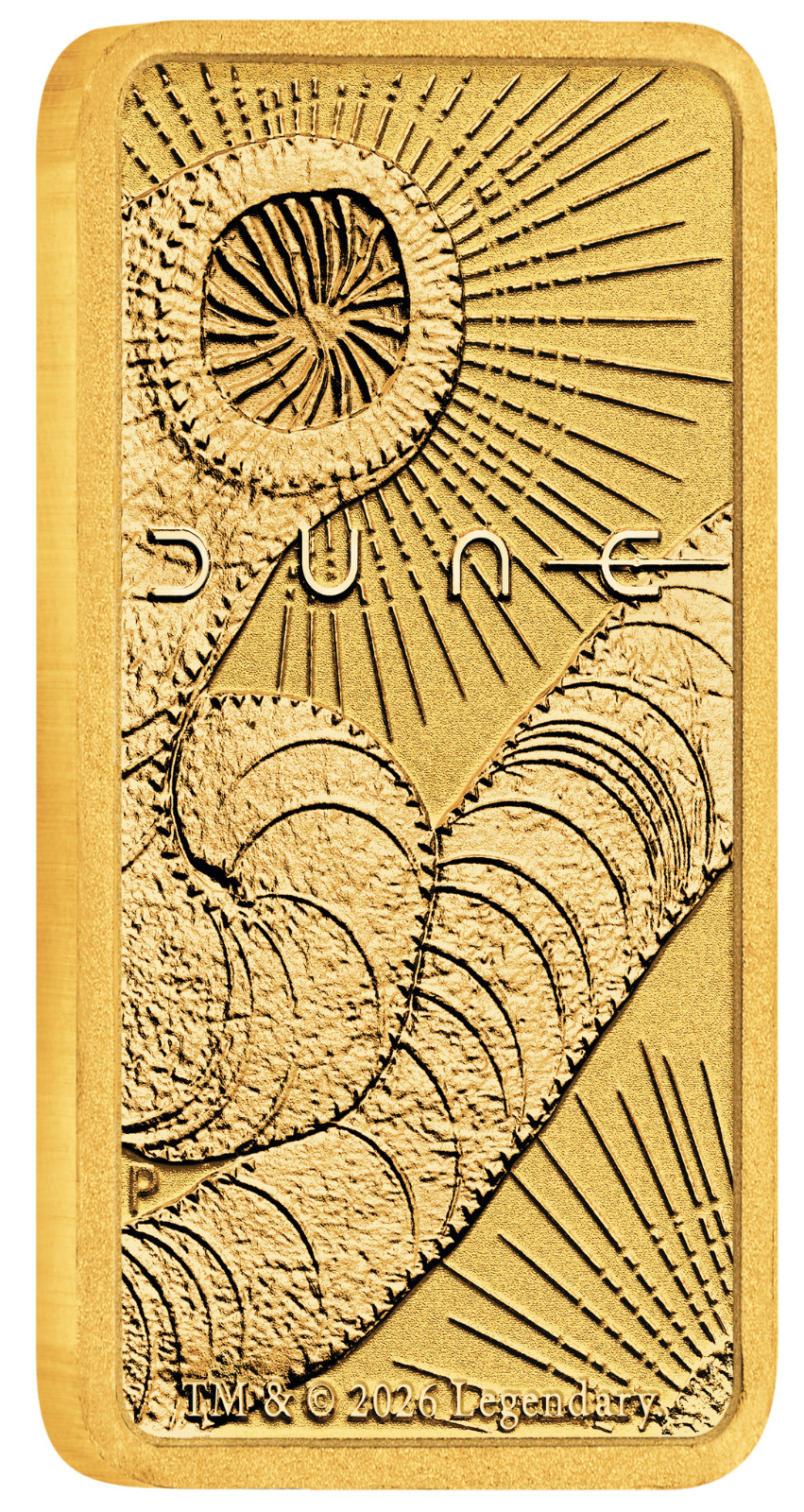 2026 Perth Mint DUNE 2026 1g .9999 Gold Minted Bar Minted Bar