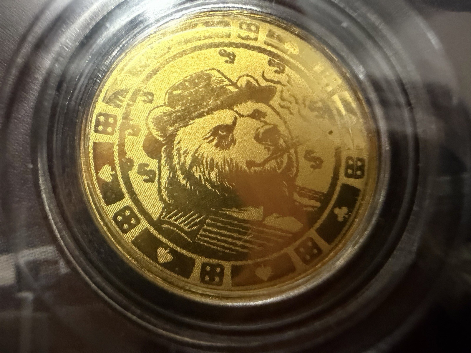 A RARE FIND. 320COINS.COM Gold Round .999 Fine 1/1000 oz 14mm Bullion Coin