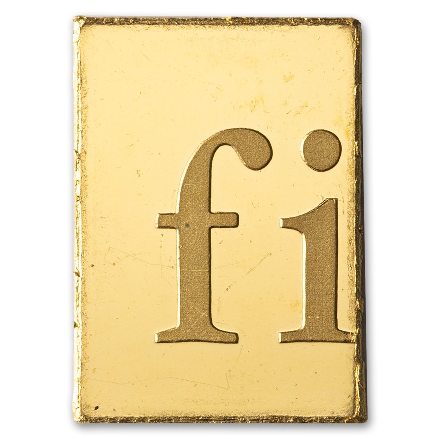 1 gram Gold CombiBar™ Valcambi Suisse Bar .9999 Fine