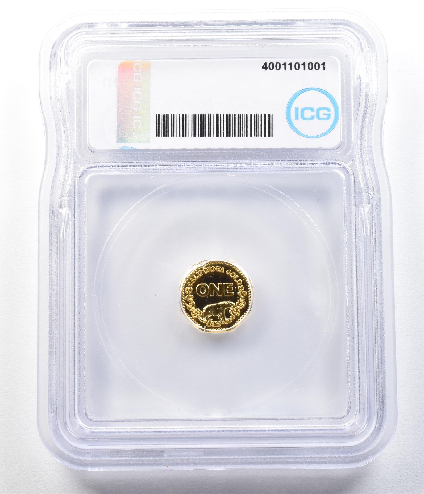 (1898) California Fractional Gold Token 1 Dollar Indian Head MS65 ICG *3518