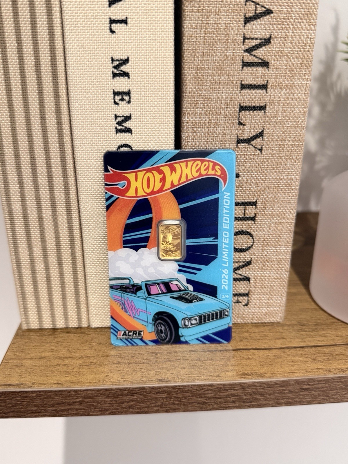 1 g Pure .999 Gold Bar – Acre Hot Wheels – Limited Mintage 2500