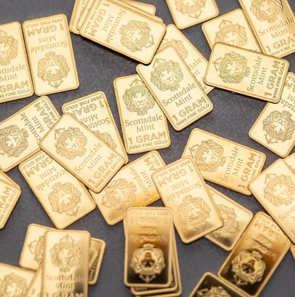 1 Gram Gold Bar by Scottsdale Mint .9999 Gold Bullion “Prepper Gold” #A551