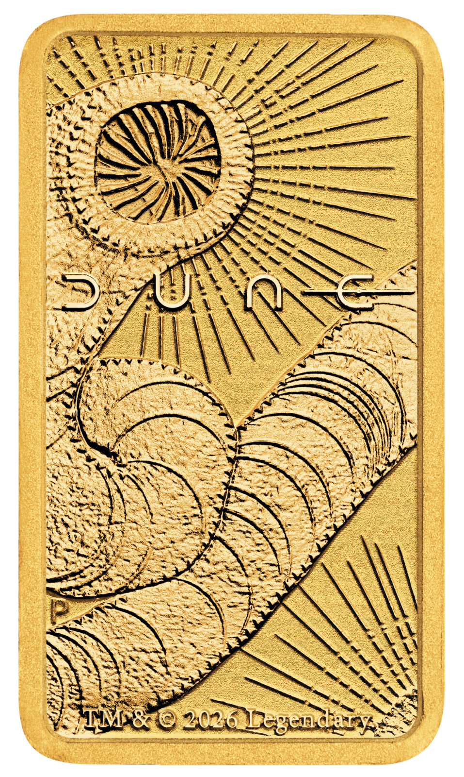2026 Perth Mint DUNE 2026 1g .9999 Gold Minted Bar Minted Bar