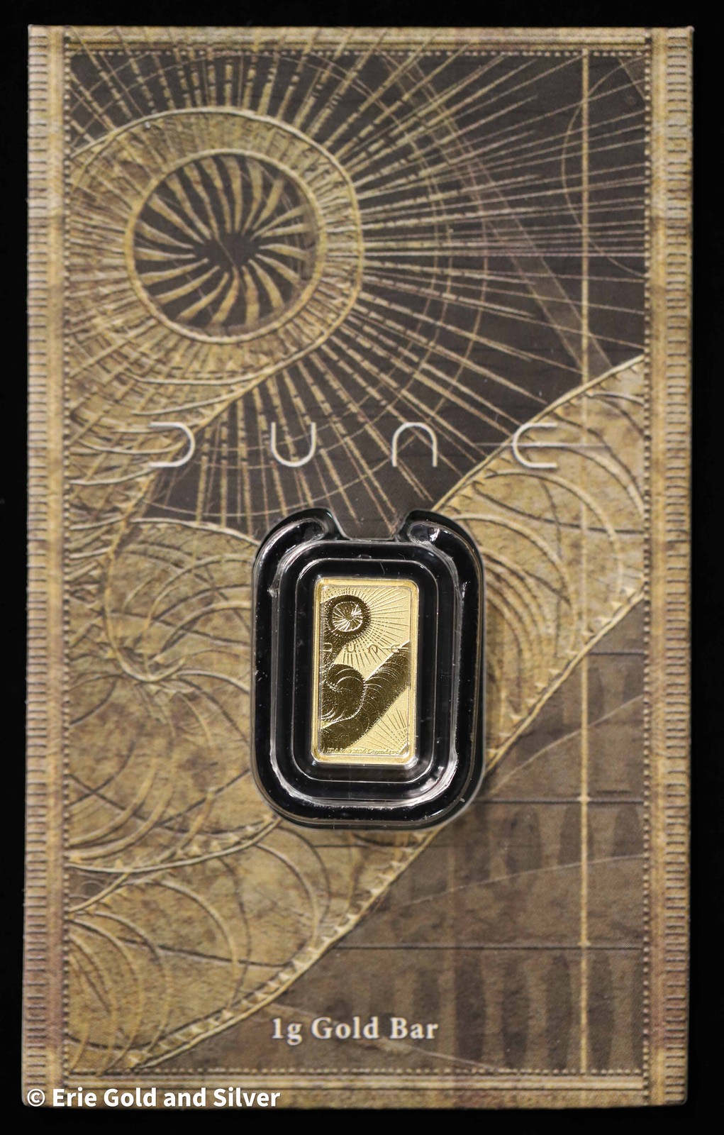 Dune Perth Mint 1 Gram .9999 Gold Bar in Assay