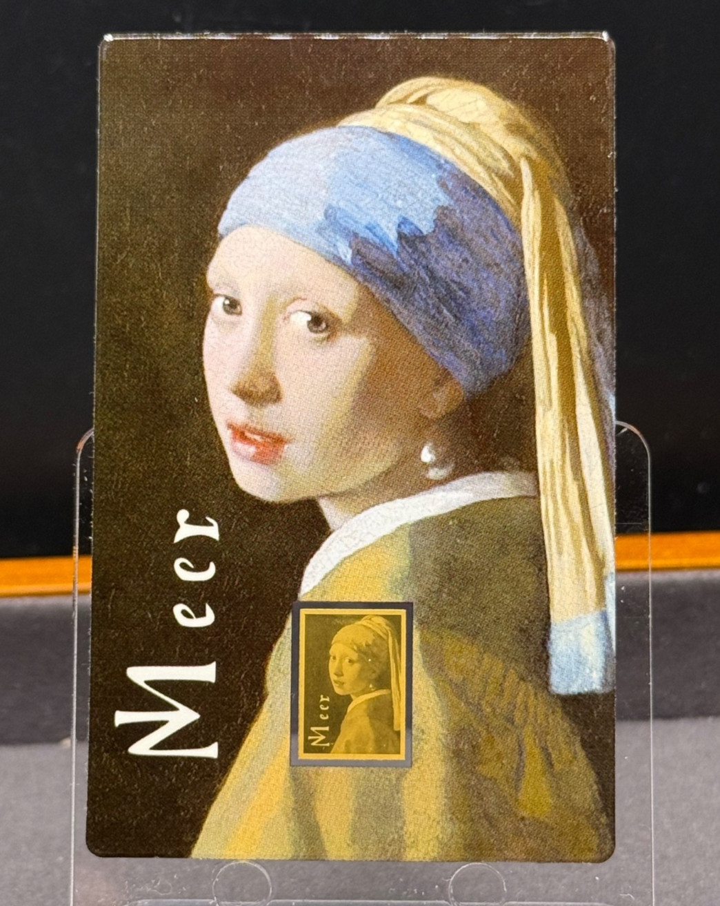 Girl with Pearl Earring by Vermeer 1/1000 Oz 999 Gold Coin Bar 3000 Francs Chad