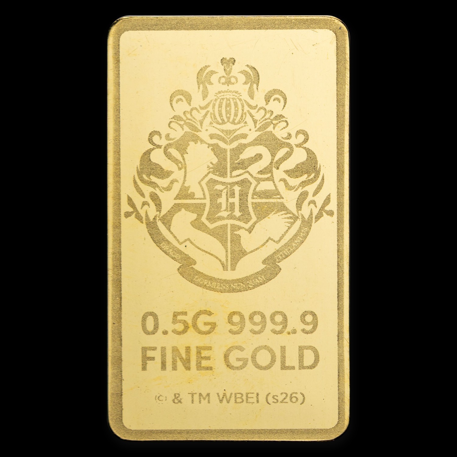 2026 PAMP Suisse Harry Potter 25th Anniversary 0.5g Gold Bar in Card