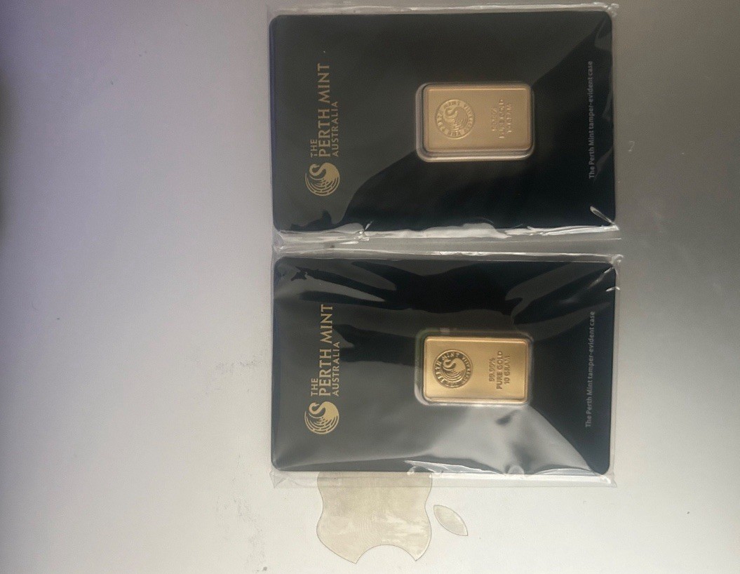 The Perth Mint Gold Bar 10g