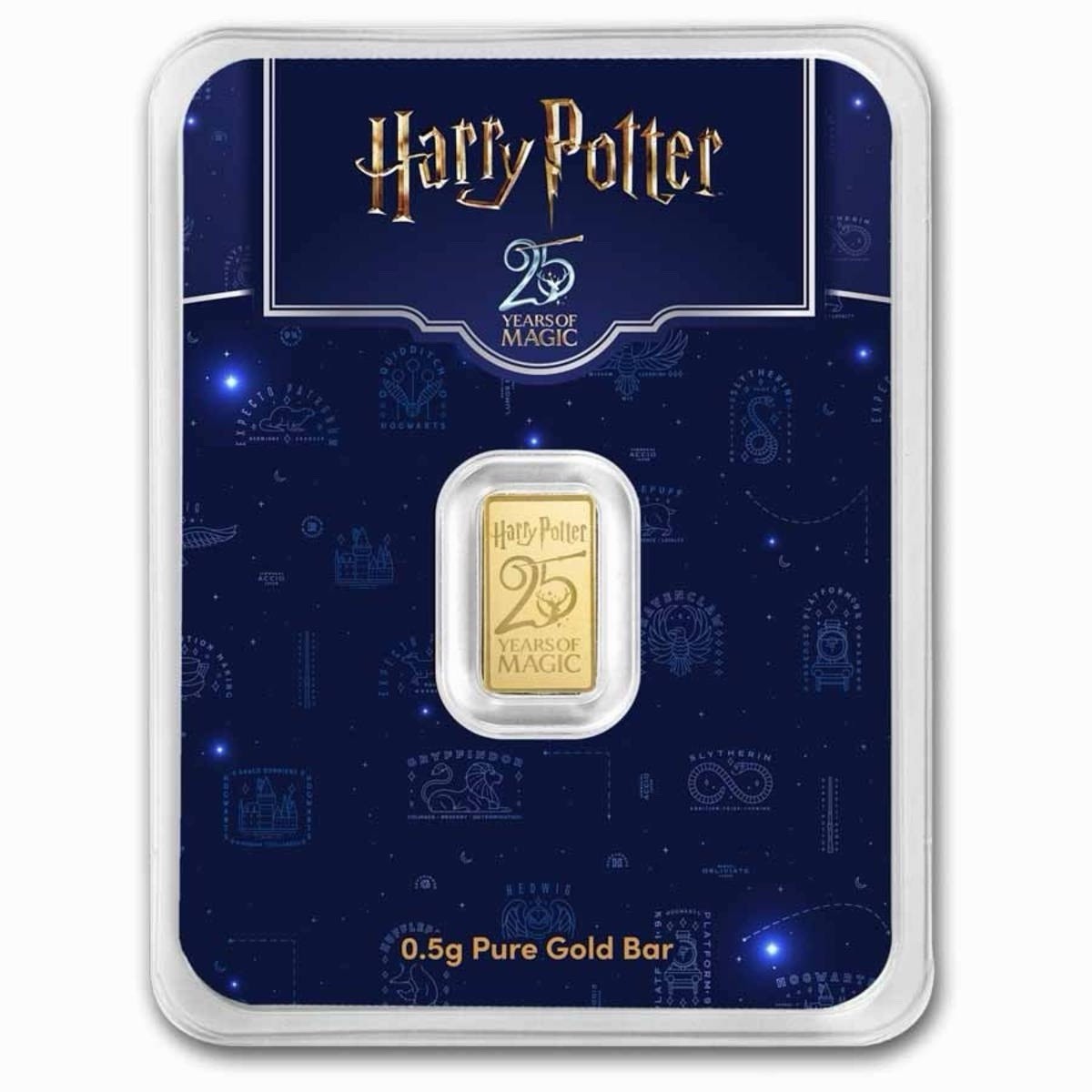 PAMP Switzerland Harry Potter 25th Anniversary 2026 Gold Bar 0.5g