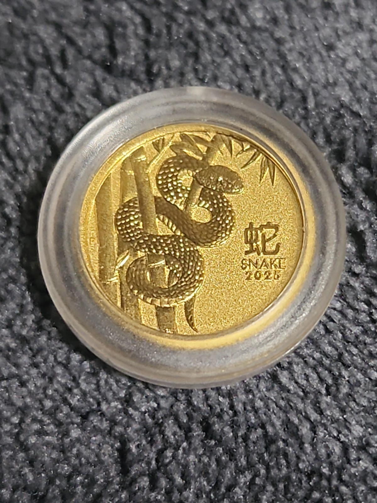 2025 GOLD SNAKE AND .5 GRAM GOLD BAR