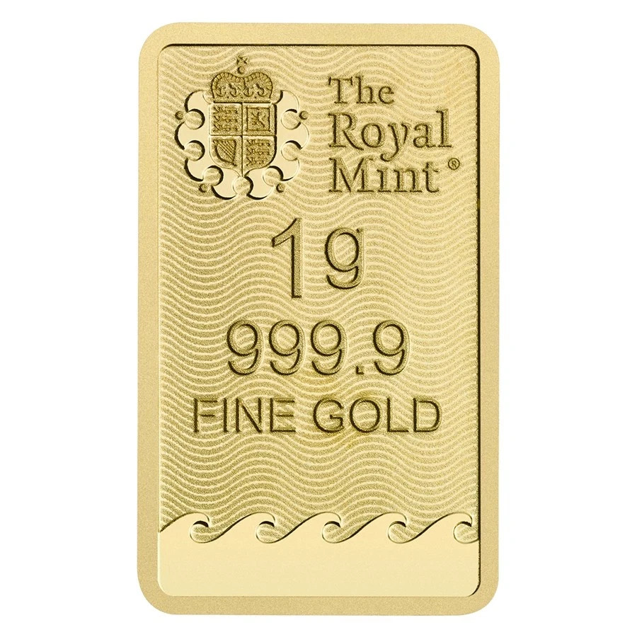 1 gram Gold Bar – The Royal Mint Britannia (New Assay)