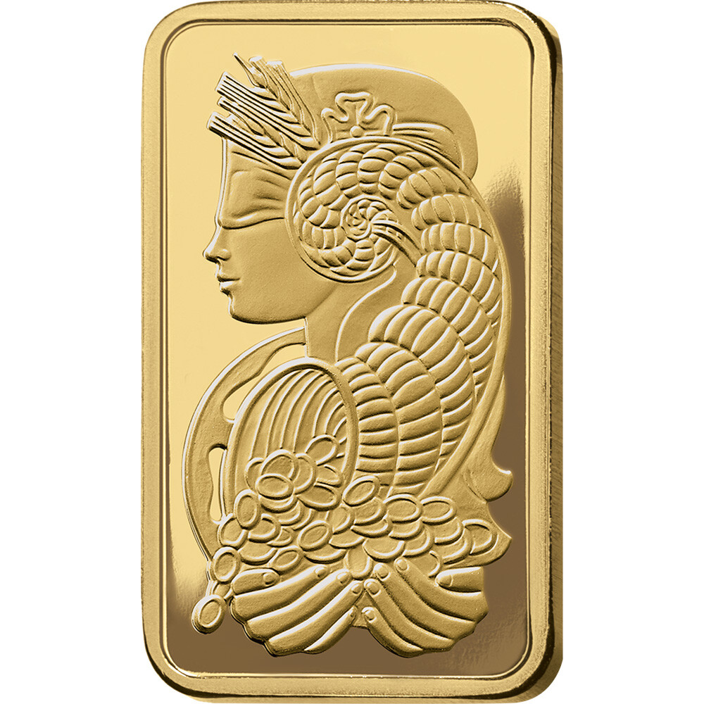 1/2 oz Gold Bar – PAMP Suisse – Fortuna – 999.9 Fine in Sealed Assay