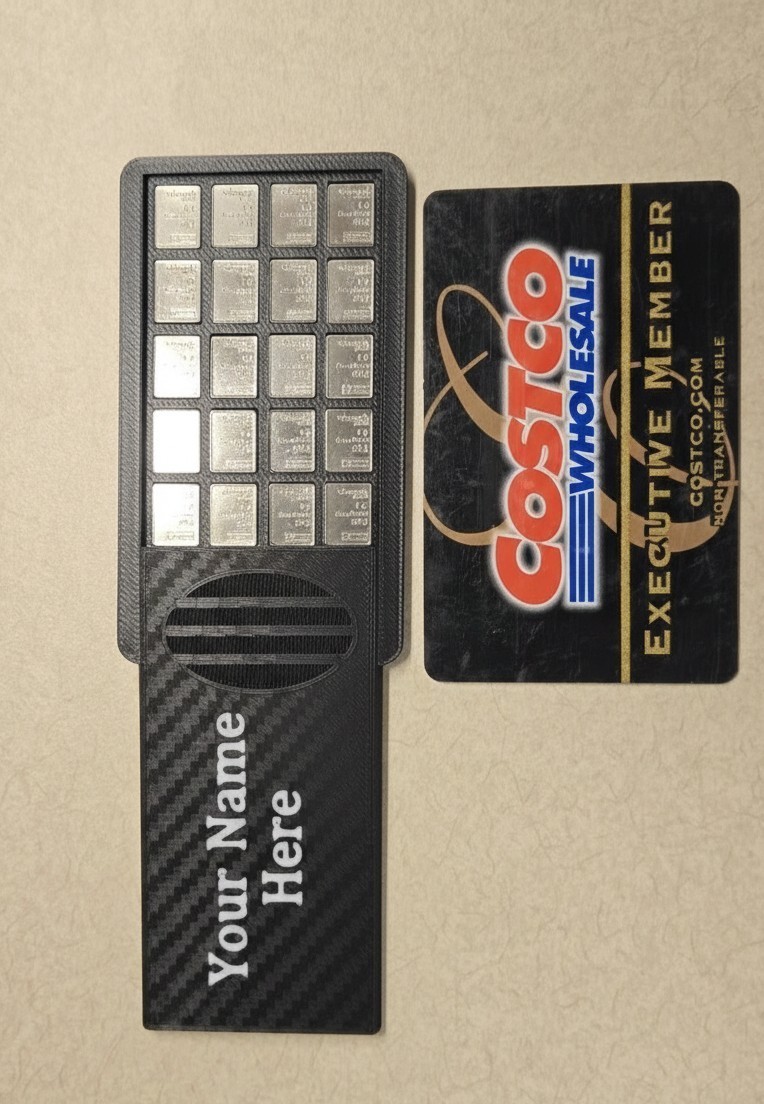 Valcambi Wallet For 20 1 gram combibars ( READ DESCRIPTION)