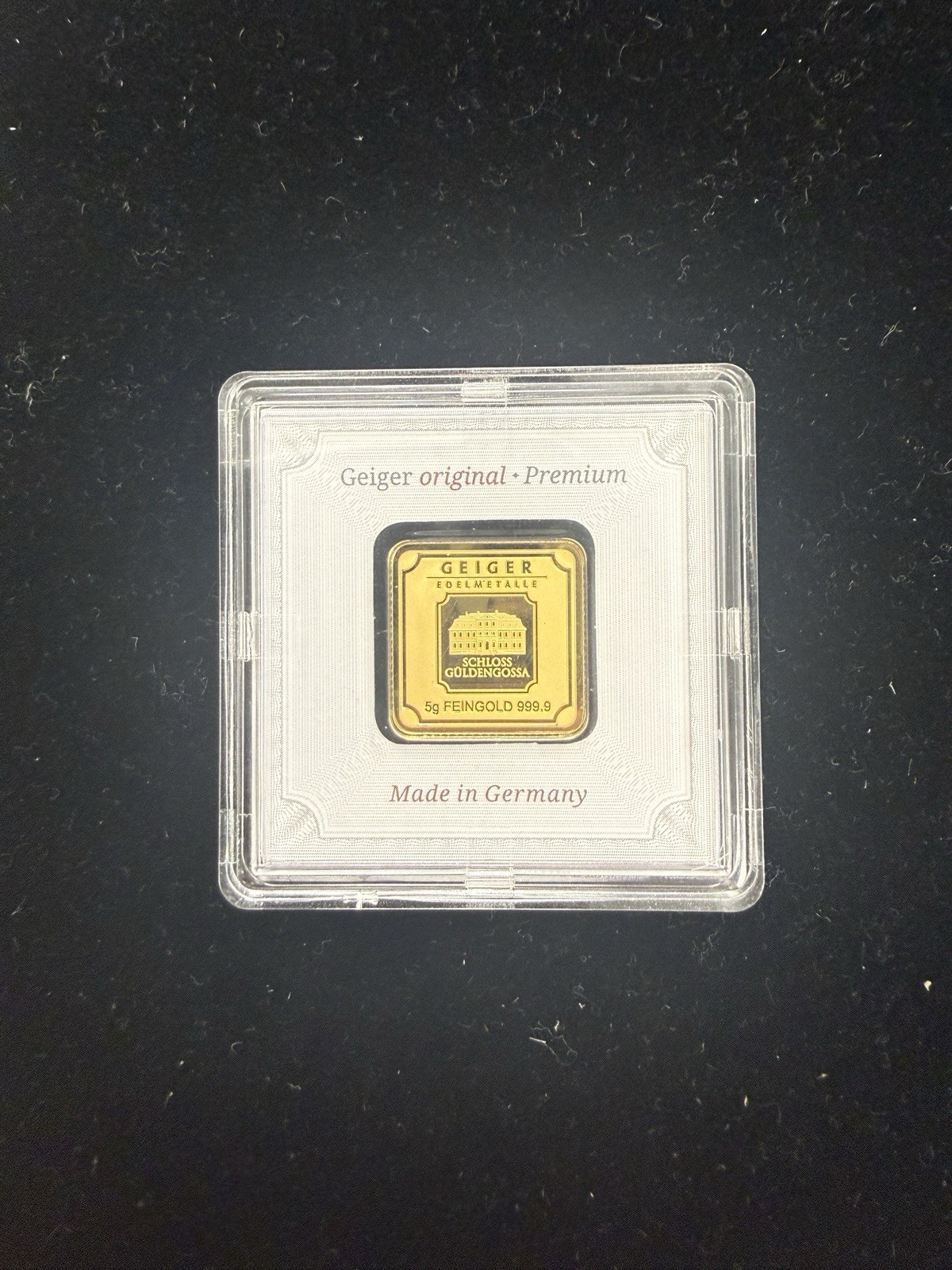 Geiger Edelmetalle Original 5 Gram Gold Bar