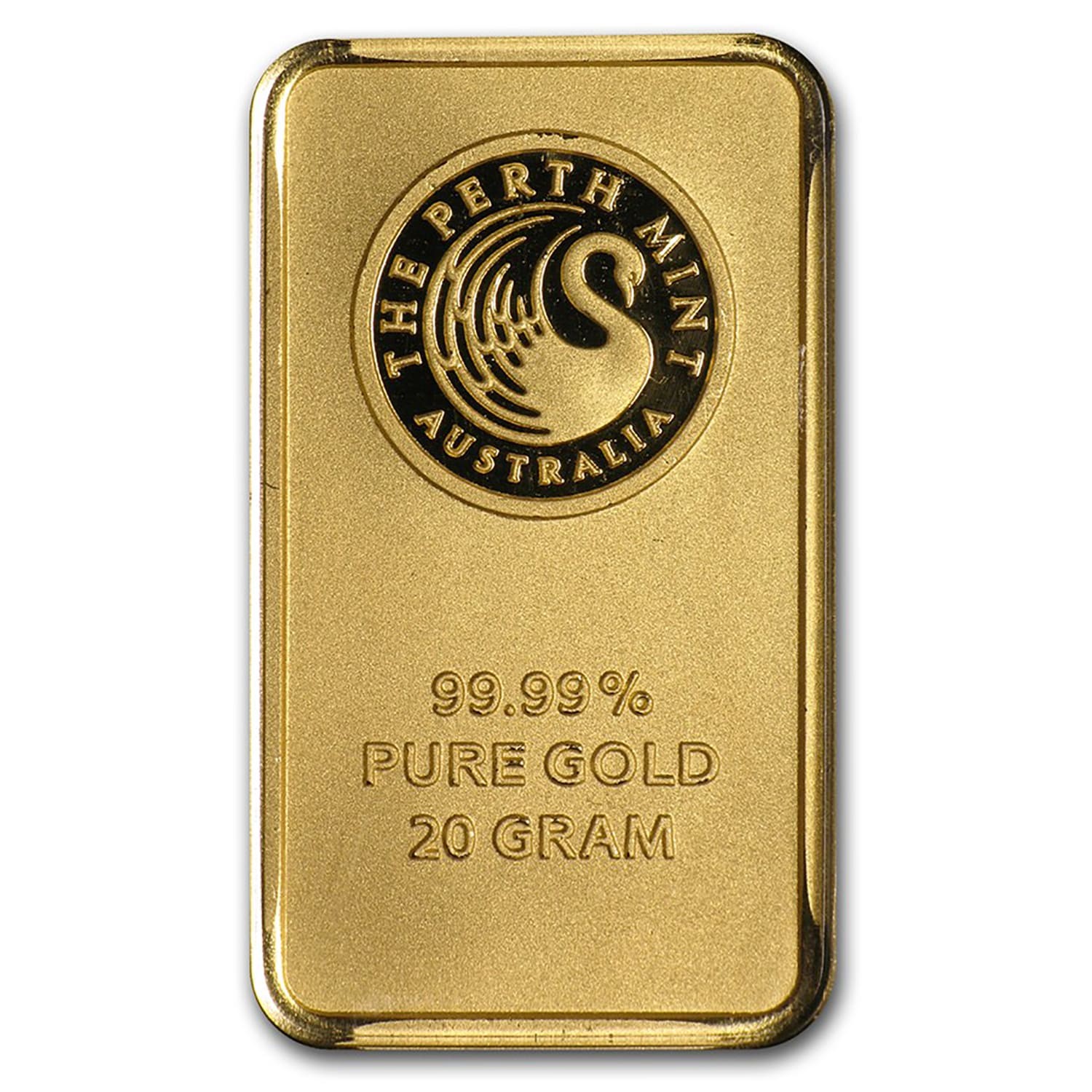 20 gram Gold Bar – Perth Mint (In Assay) – SKU #57161