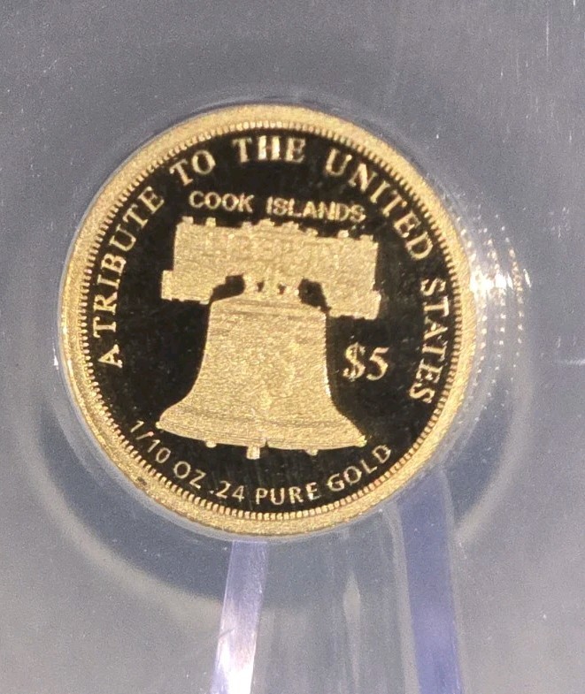 2016 $5 Cook Islands Proof Tribute Pf 69 1/10th Oz .24 Pure Gold (.024 Agw)