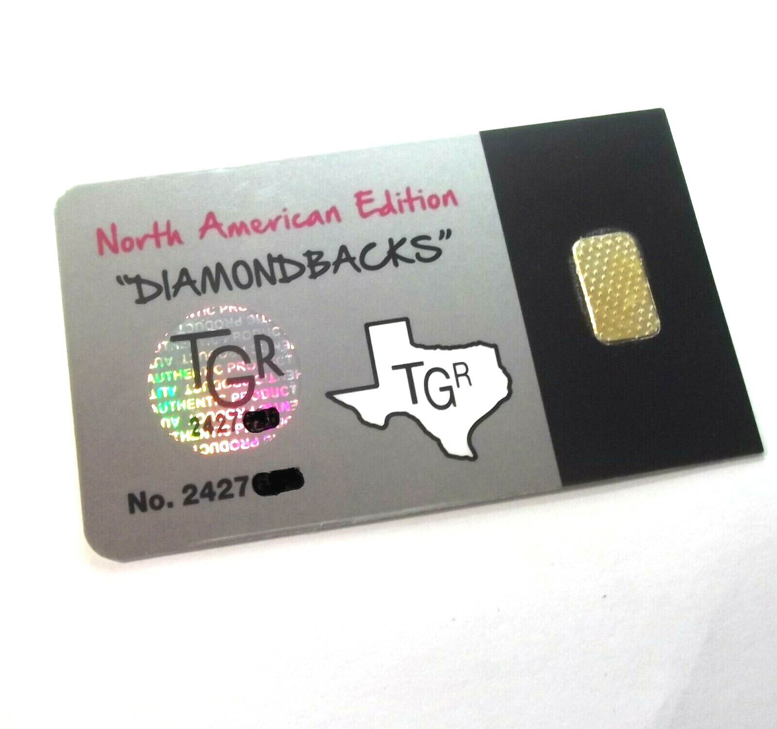 2 GRAM G 24K GOLD BAR TGR BULLION 999.9 NORTH AMERICAN EDITION ASSAY CARD Bin3