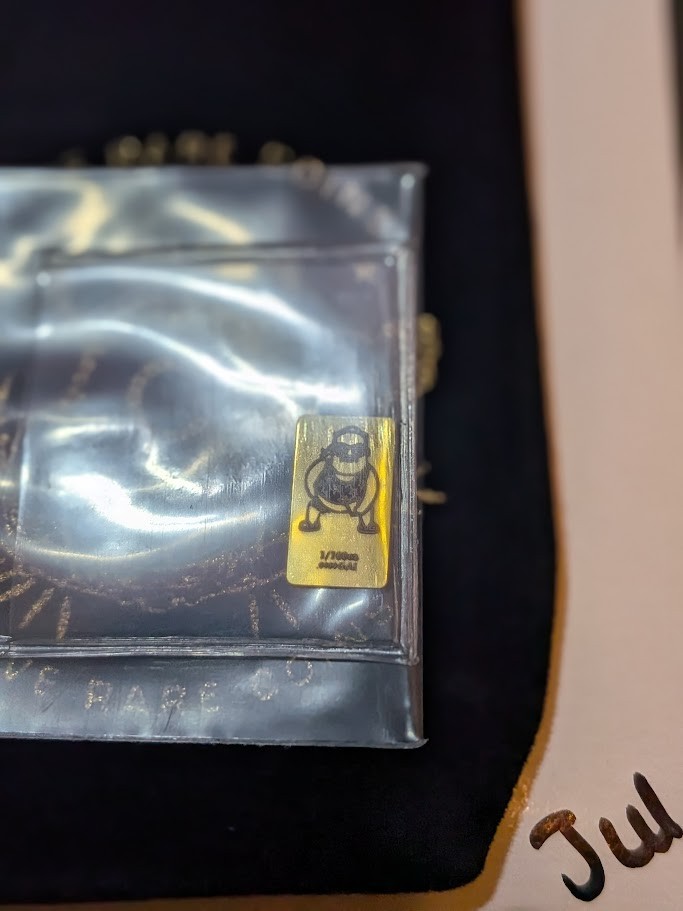 The CHIVE | JULY GOLDEN FARLEY GAME PIECE | 1/100th Oz Gold Bar