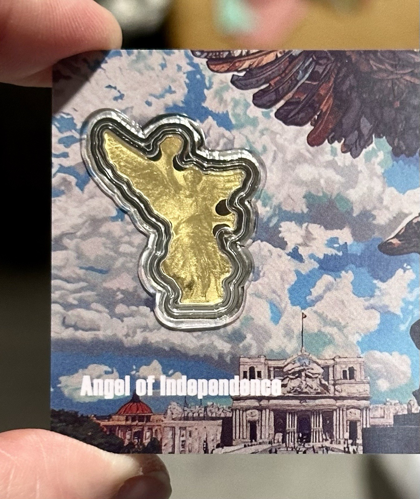 2025 1/1000 oz Gold 2025 Niue Angel of Independence w/COA Card .9999 Fine Gold