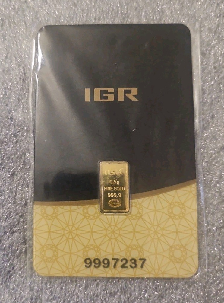 Istanbul Gold Refinery IGR Gold Bar 90.5 gram 99.9 Fine