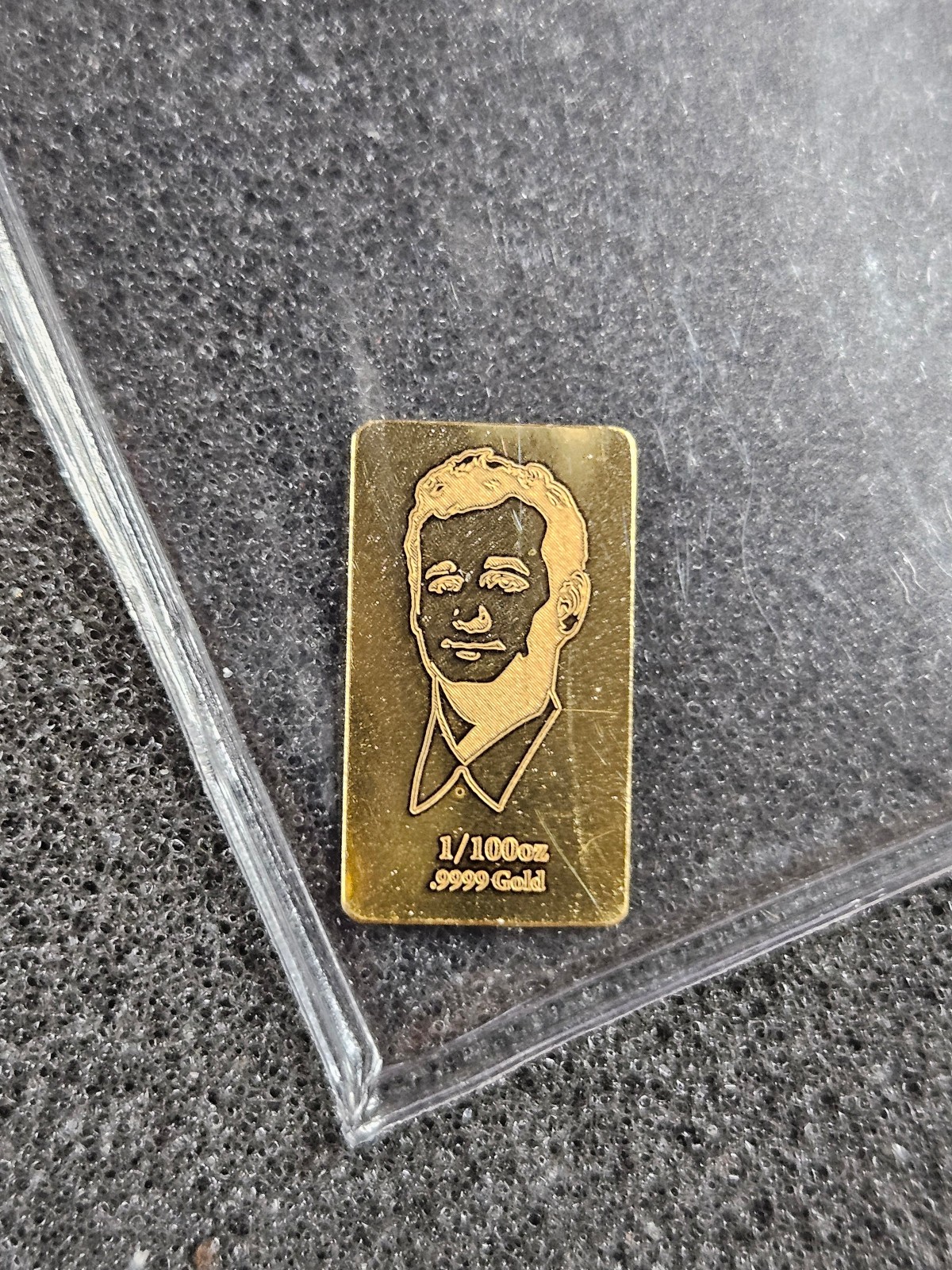 🌟 The CHIVE Bill Murray Birthday Edition 1/100th Oz .9999 Gold bar | SOLD OUT