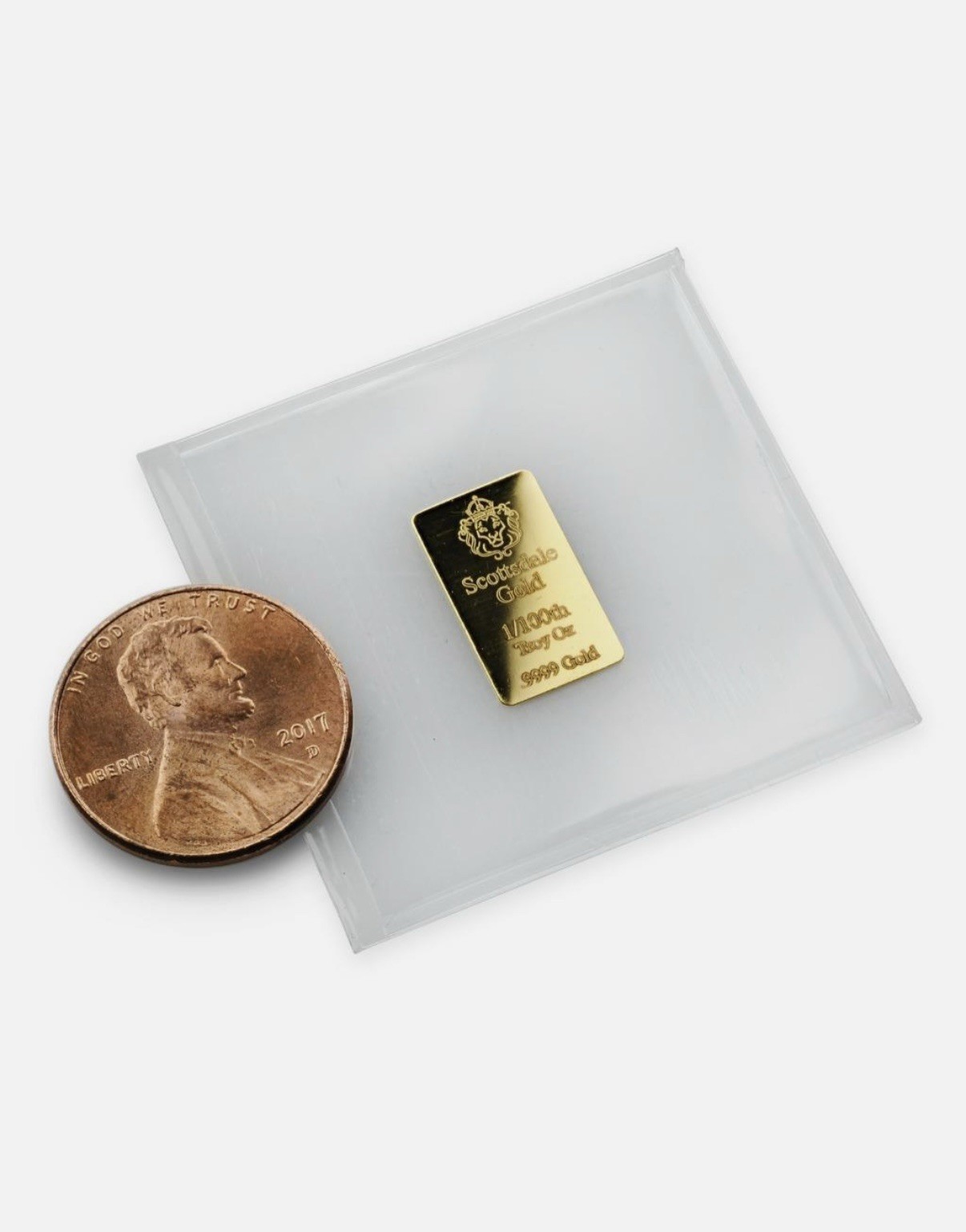 1/100 oz .9999 Gold Bar by Scottsdale Mint – Fractional Gold Bullion #A504
