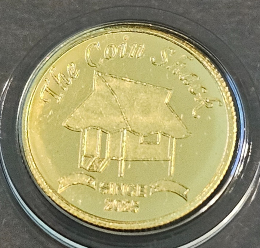 2025 Coin Shack 1/200th oz .9999 Fine Gold Round In Plastic Capsule