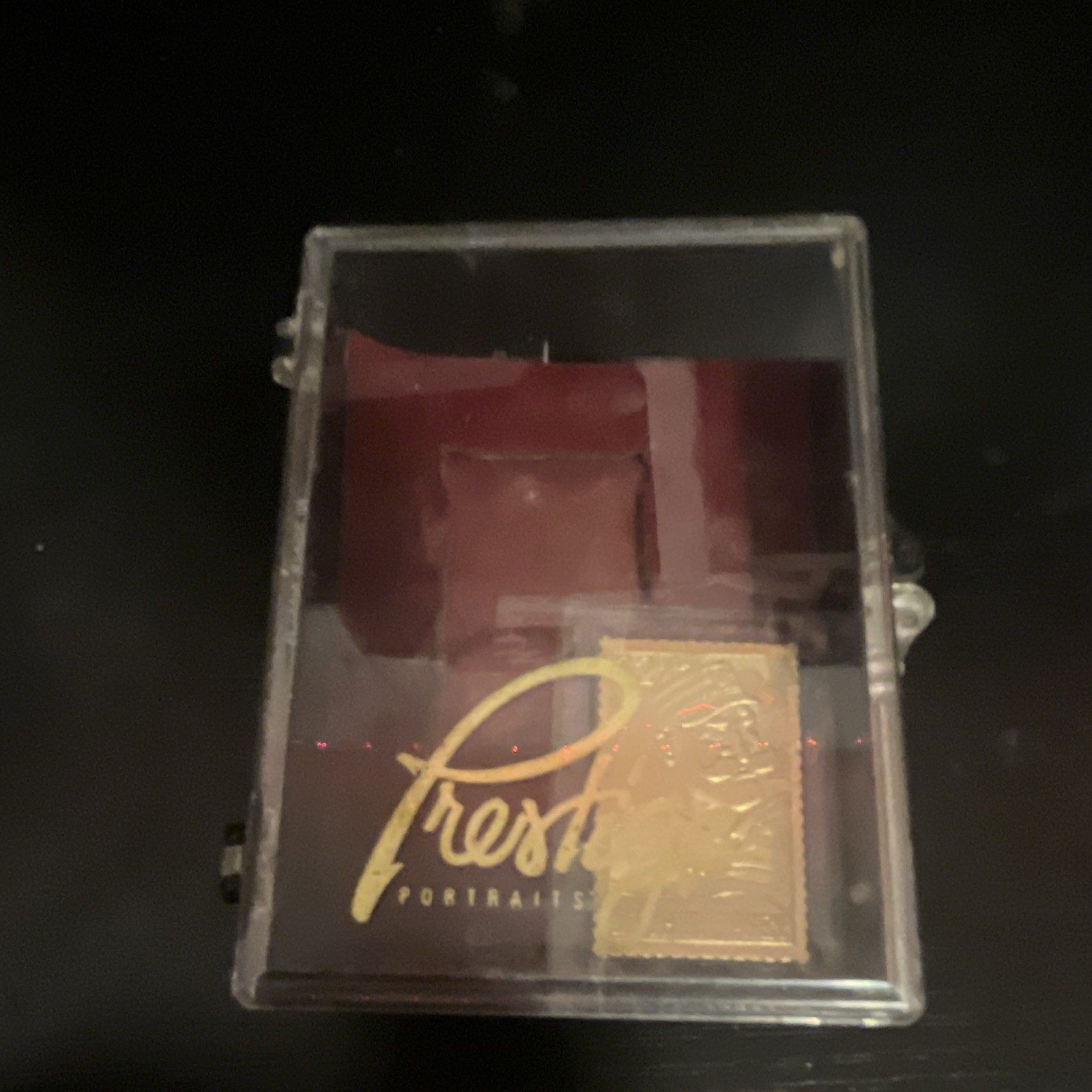 Gold Composition Gold Bar in Display Case Display – Fresh Portraits