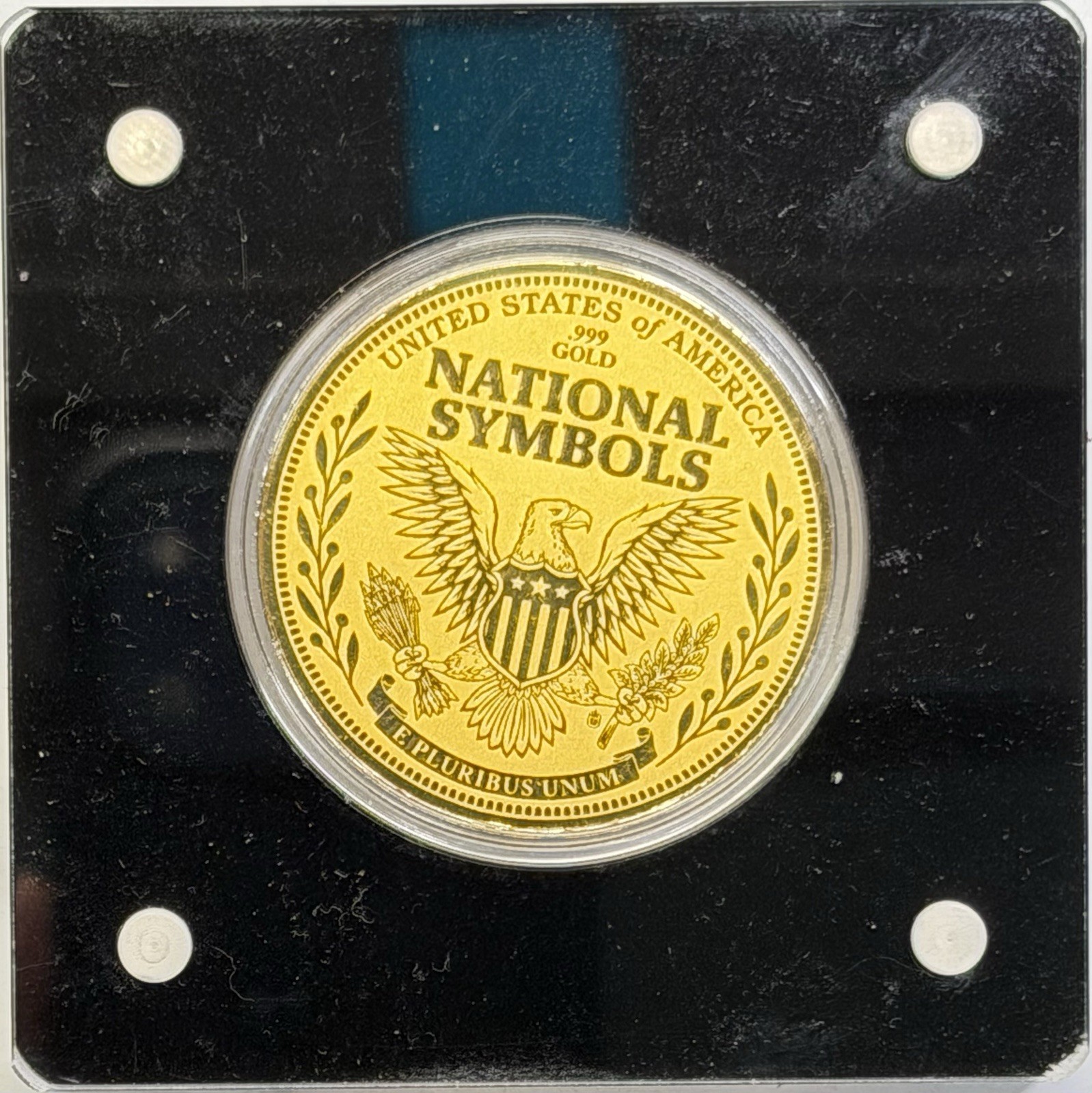 2022 USA National Symbols 1/200 oz Gold Round w/ COA