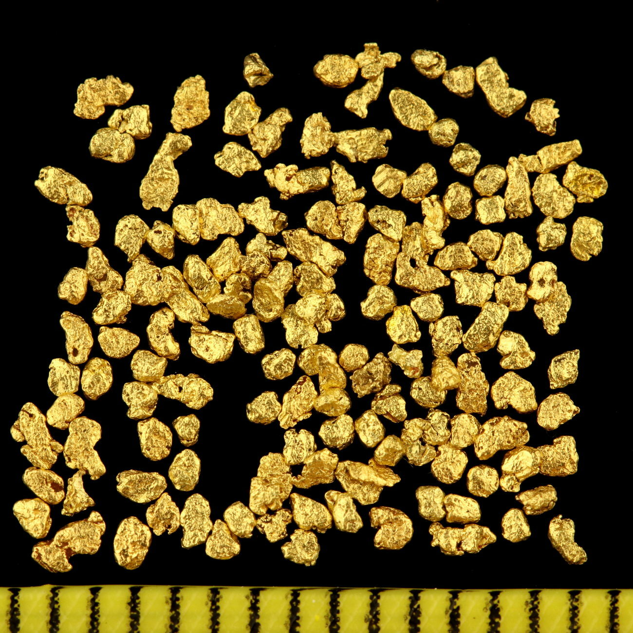 Gold nuggets from Alaska with certificate! 0.5 – 1mm Gift Bar Coin Carat