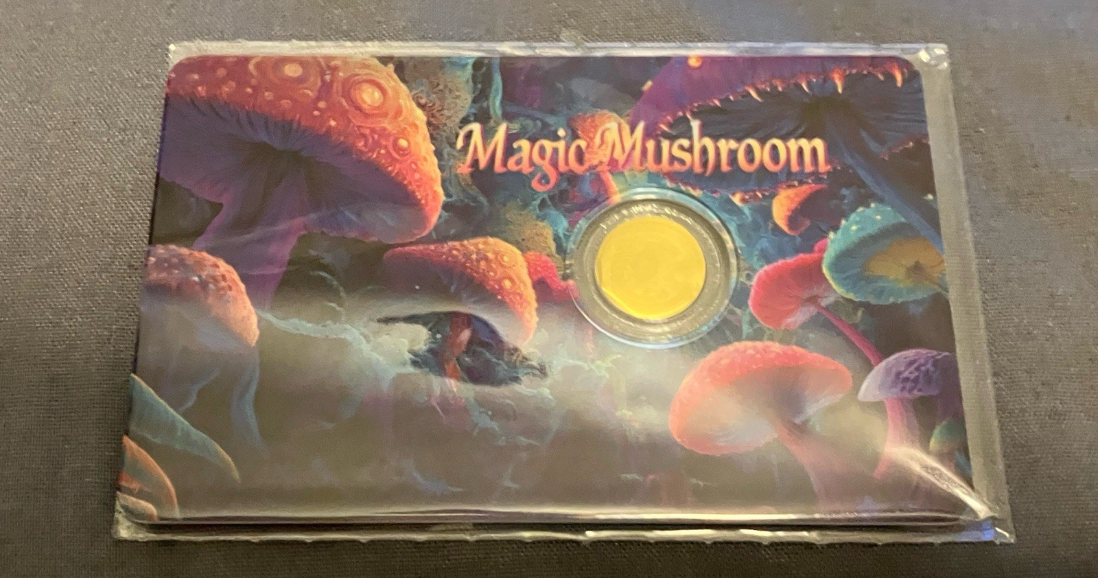 1/1000th Troy Oz Gold .9999 Magic Mushroom