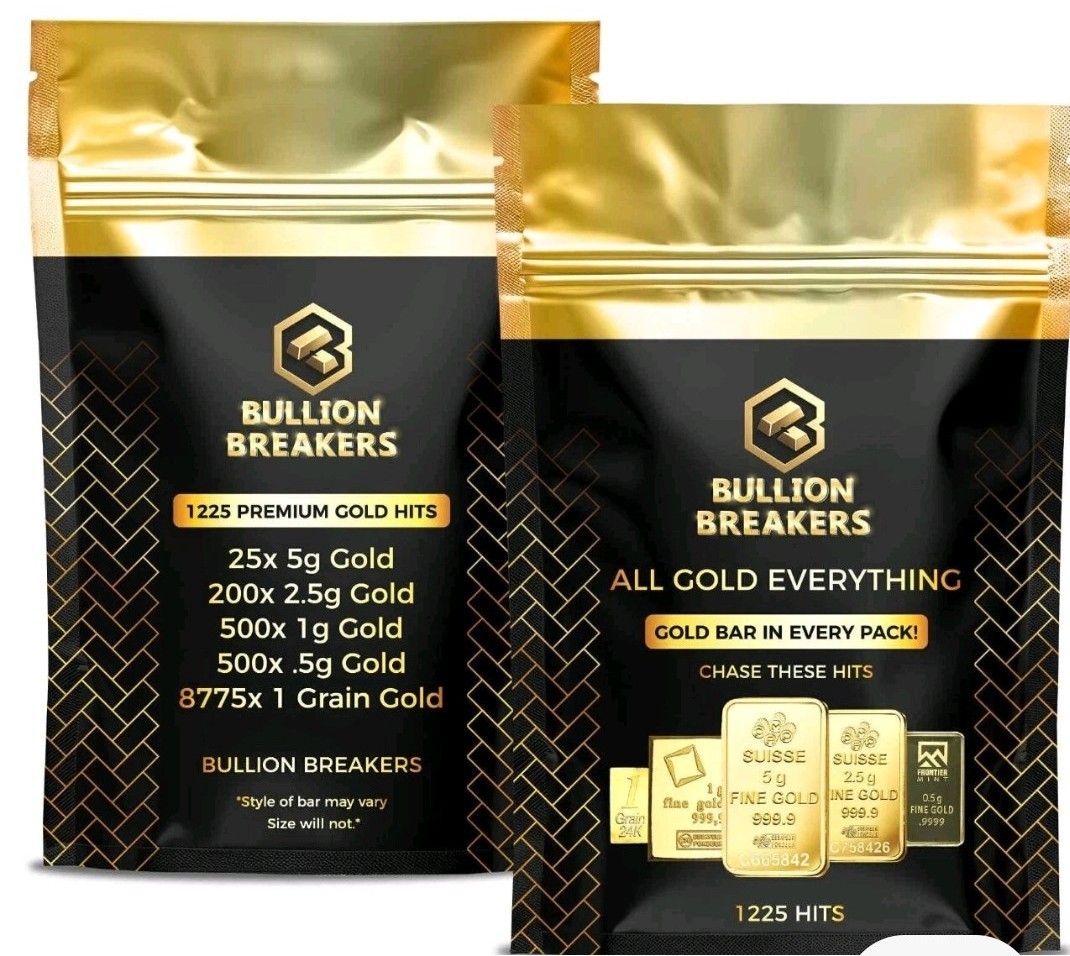 1 Bullion Breakers – All gold Modern Bullion Mystery Chase Bags (5 Grams? Luck)