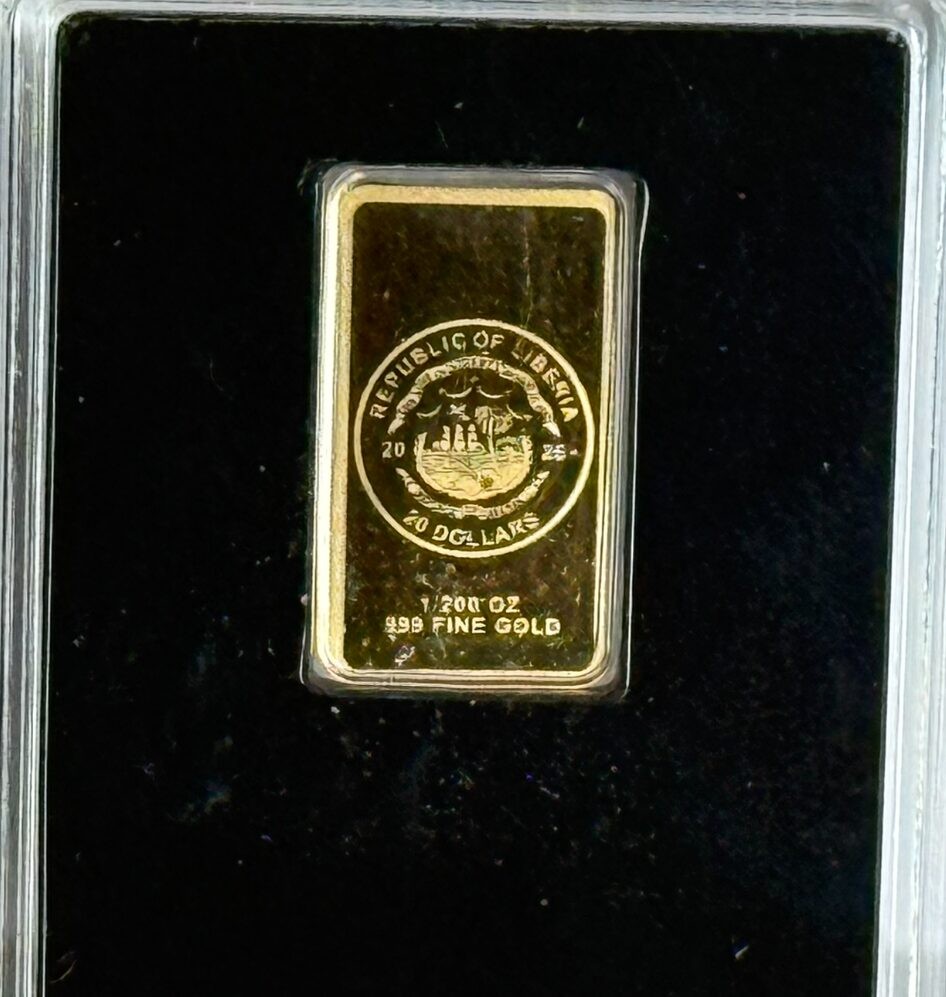 2026 Liberia Firecracker Girl 1/200 oz Gold Coin mintage 999