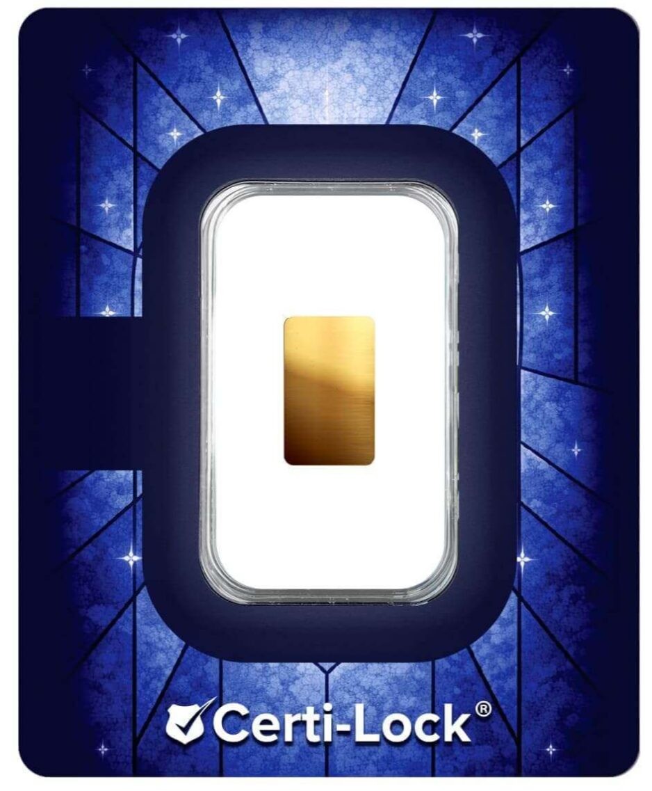 2026 Scottsdale Mint Easter Cross 1/100th Gold Bar in Certilock assay