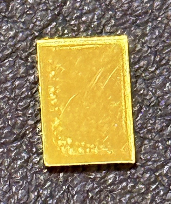 Rare 1 Gram .9999 Degussa Feingold Gold Bar No Longer Produced German Gold Bar!