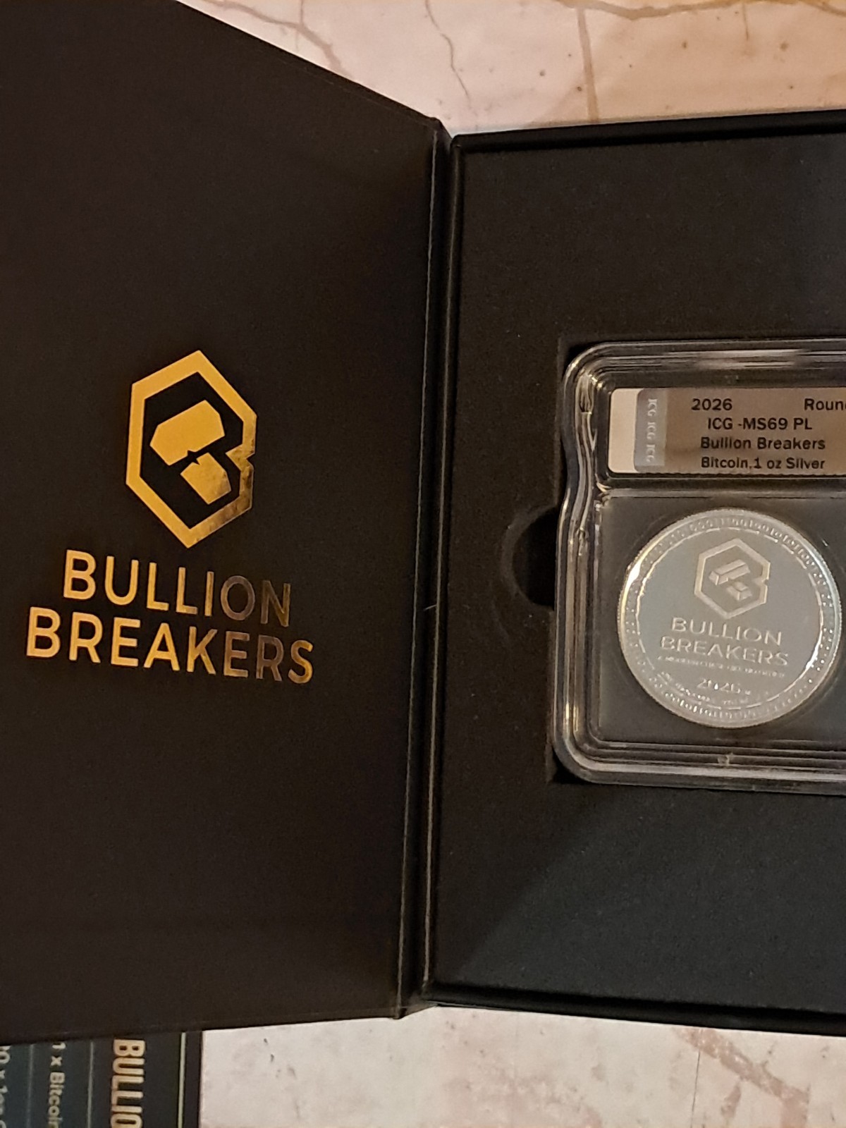 2026 Bullion Breakers – Series 2 Bullion X – 1oz Silver ICG MS69 PL Bitcoin